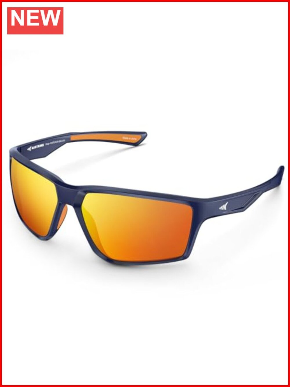 Polarized Sport Sunglasses Wrap Design TAC Lens UV Protection for Men Women
